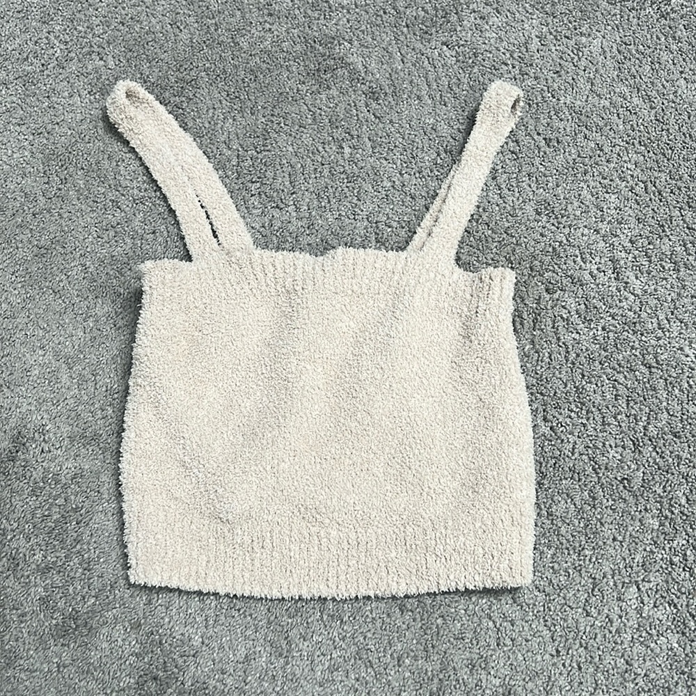 comfy top perfect condition worn once tan size small